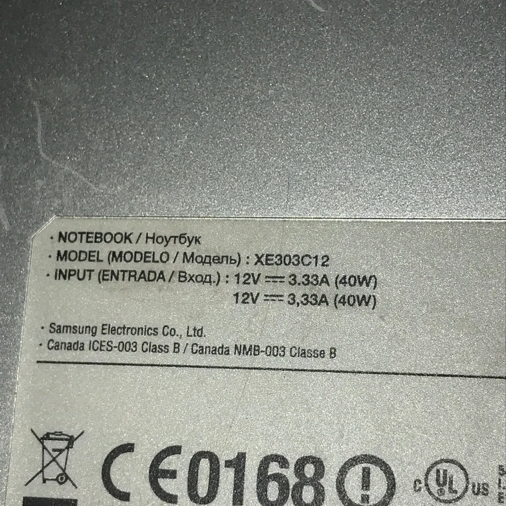 Samsung Chromebook Silver